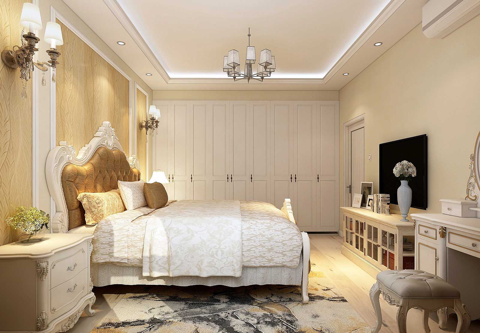 遼陽(yáng)裝飾公司 簡(jiǎn)歐式別墅裝修效果圖賞析